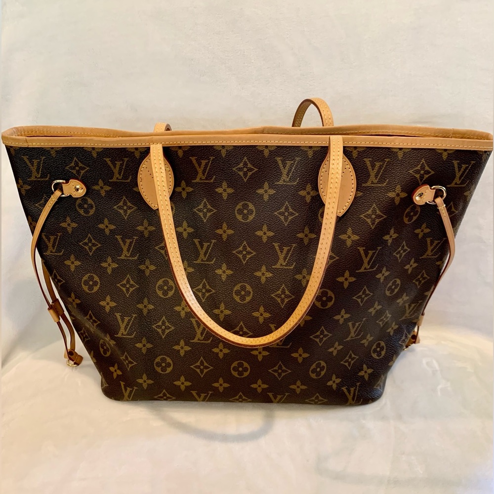 AUTHENTIC LOUIS VUITTON MONOGRAM NEVERFULL MM (IN EXCELLENT CONDITION)